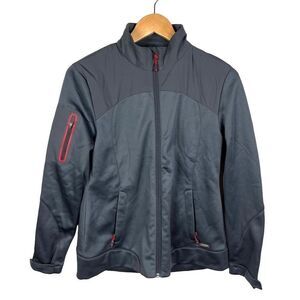 Sunice Soft Shell Full Zip Athletic Light Weight Jacket Gray size women’s M